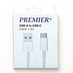 5-933FC 1.0 FC Шнур USB A "шт" - USB C "шт" 1.0м в картонной упак.