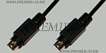 5-029-1 1.5 Шнур mini DIN 4 pin "шт" (S-VHS) - mini DIN 4 pin "шт" (S-VHS) OD4.0мм 1.5м