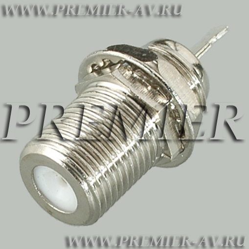 4-281 Разъем F "гн" металл на корпус с фаской