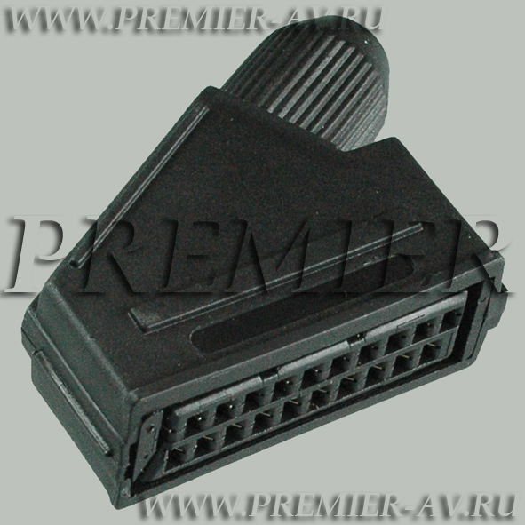 1-350 Разъем SCART "гн" пластик на кабель