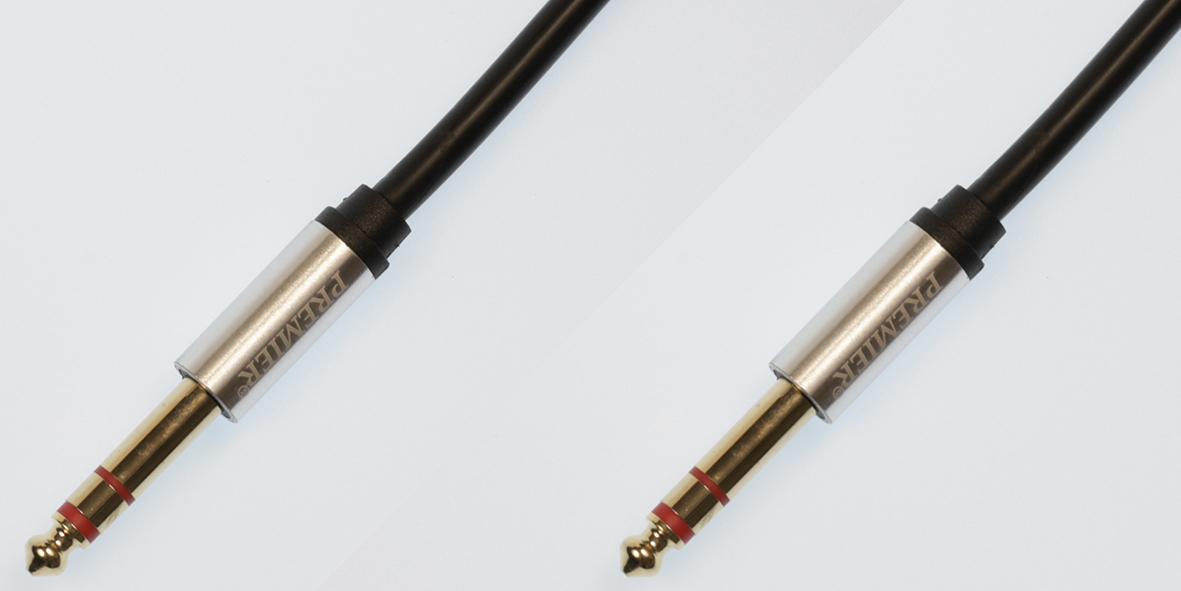 5-341 10.0 Шнур 6.35мм "шт" стерео - 6.35мм "шт" стерео "позолоченный" OD6.0мм экранированный 10.0м