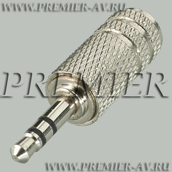 2-053 Переход 3.5мм "шт" стерео - 3.5мм "гн" моно металл