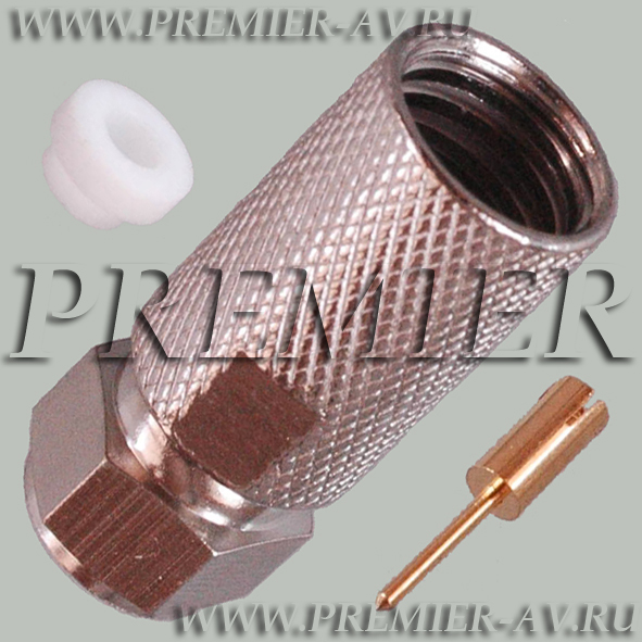 4-241 / F-11P Разъем F "шт" на кабель RG-11 с пином