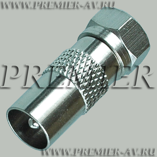 4-626 Переход F "шт" - ТВ "шт" металл