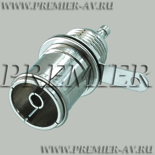 4-080 Разъем телевизионный "гн" металл на корпус, пайка