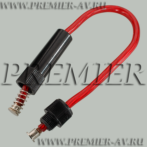 7-028 Держатель под AGU предохранитель с кабелем 8мм2 (КОЛЬЦО)