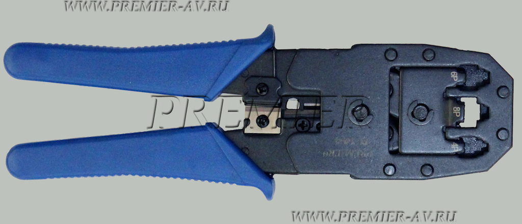 8-144 Инструмент для обжима разъемов 8р8с, 6р6с, 6р4с, 6р2с, 4р4с и 4р2с