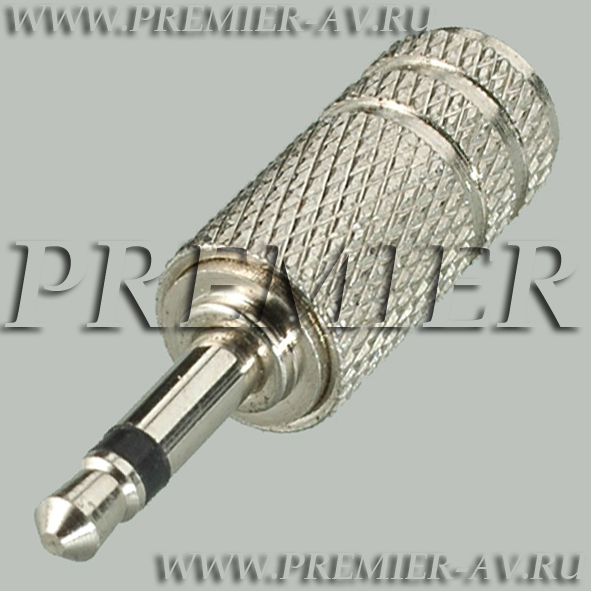 2-052 Переход 3.5мм "шт" моно - 3.5мм "гн" стерео металл