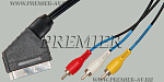 5-015  1.5  SCART "" - 3 x RCA ""  OD2.6x7.8 1.5