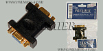 5-889G Переход HD 15 Pin (VGA) "гн" - HD 15 Pin (VGA) "гн" пластик "позолоченный"