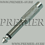 2-234 Переход 6.35мм "шт" моно - RCA "гн" металл