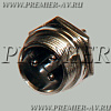 1-562- 3 Разъем GX16-3B / MIC16 3P "шт" металл на корпус 1-562- 3 Разъем GX16-3B / MIC16 3P "шт" металл на корпус