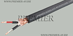 28-220 100 Кабель LCM-22 BK микрофонный 2 жилы 3 экрана OD8.0мм черный 100м