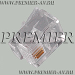 6-002 PIN "шт" телефонный 6P2C на кабель