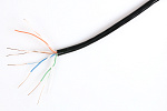 23-116 305 Кабель CONNECT-AV UTP-4 5E OUTDOOR 4 пары (одножильный 26AWG омедненный), черный 305м