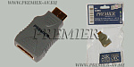 5-896G Переход MINI HDMI "шт" - HDMI "гн" пластик "позолоченный"