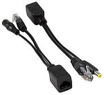 5-978 BK Переходник для передачи питания по витой паре (LAN-POE-KIT-2.1), черный