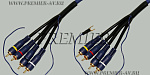 7-361  5.0  4 x RCA "" - 4 x RCA "" (2 )   ,  "" OD10.0