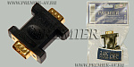 5-888G Переход HD 15 Pin (VGA) "шт" - HD 15 Pin (VGA) "шт" пластик "позолоченный"