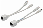5-978 WH Переходник для передачи питания по витой паре (LAN-POE-KIT-2.1), белый