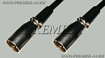 2-720G Переход XLR "шт" - XLR "шт" "позолоченные" контакты с кабелем 0.3м