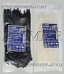 9-550-4.0x200 WH Стяжки кабельные (хомуты) нейлоновые 4.0мм x 200мм (100шт.) белые