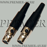 1-551-3  mini XLR 3P ""  