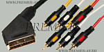 5-122  1.5  SCART "" - 6 x RCA "" "" OD10.0 1.5