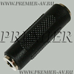 2-081 Переход 3.5мм "гн" стерео - 3.5мм "гн" стерео пластик