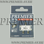 4-822FC Разветвитель на 2 тв 5-1000MHz + разъем F "шт" на кабель RG-6 (3 шт.), в картонной упаковке