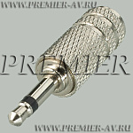 2-052 Переход 3.5мм "шт" моно - 3.5мм "гн" стерео металл